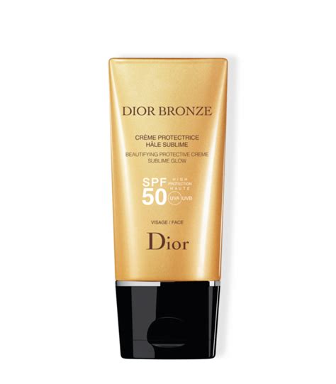 dior bronze crème protectrice sublimante visage spf 50|dior bronze sunscreen.